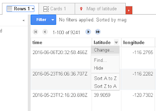 Merubah tipe kolom tabel google fusion