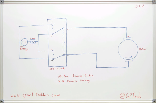 Motor Reversal Switch Dynamic Braking Wiring