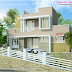 1300 sq.feet Hillside home design