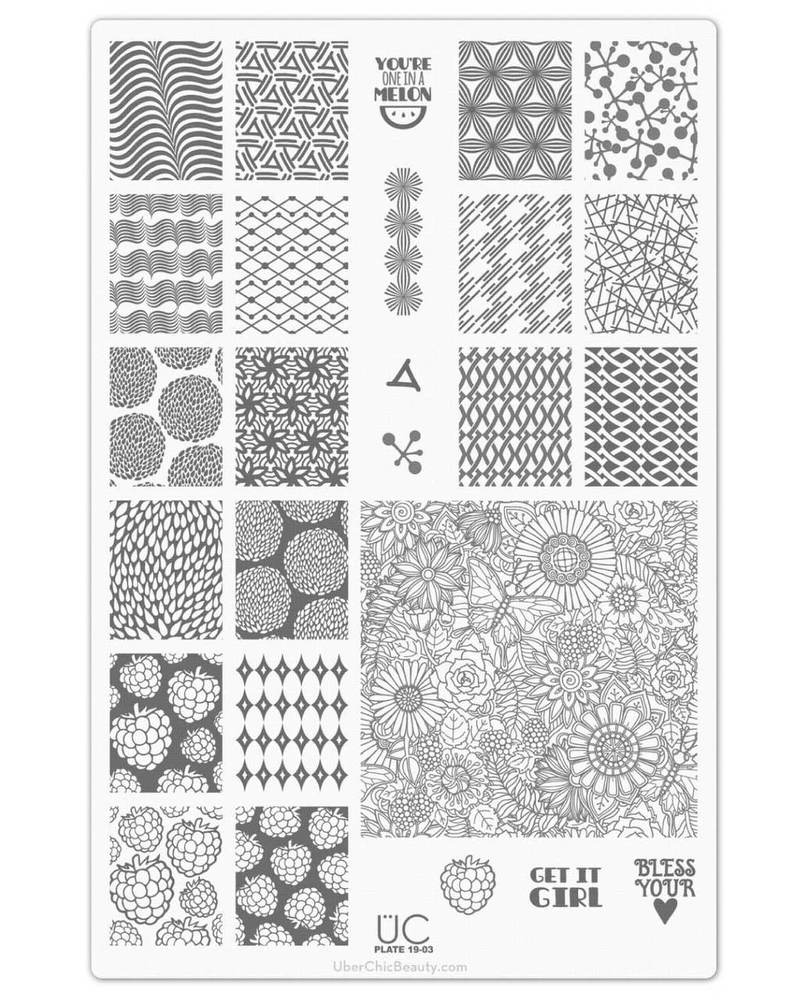 Uberchic Beauty Collection Nineteen Stamping Plates - Swatches & Review by Olivia Jade Nails