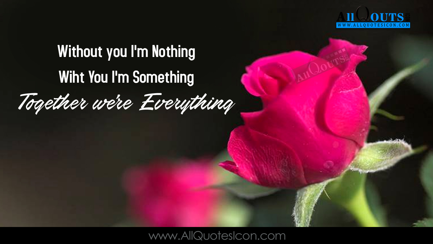 Beautiful English Love Romantic Quotes with English