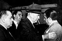 embaixador Walther Moreira Salles (Unibanco-CBMM) com Oswaldo Aranha e Amaral Peixoto em 1959.