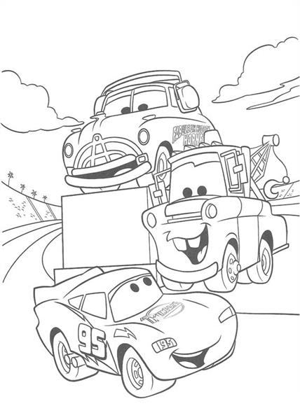 Yuricorner: Disney Cars Coloring Pages