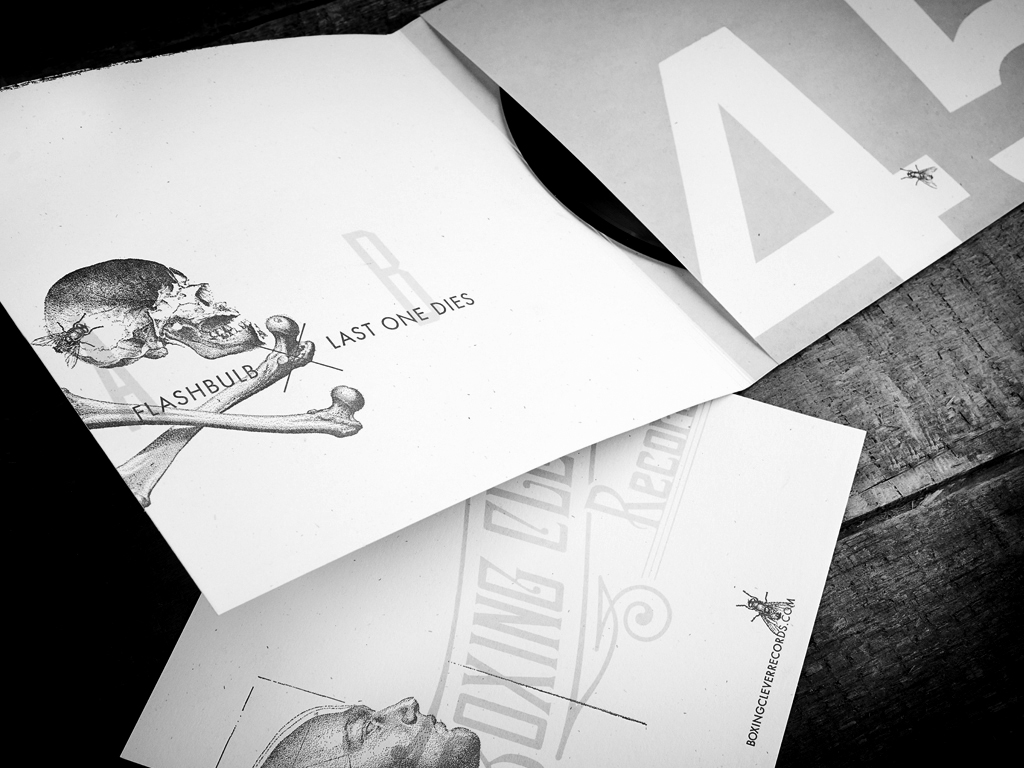 Professional Abdication A*STAR & BLINDNESS 7" 45 RPM RECORD SLEEVE DESIGN