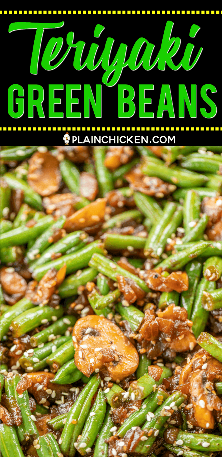 Teriyaki Green Beans Plain Chicken®