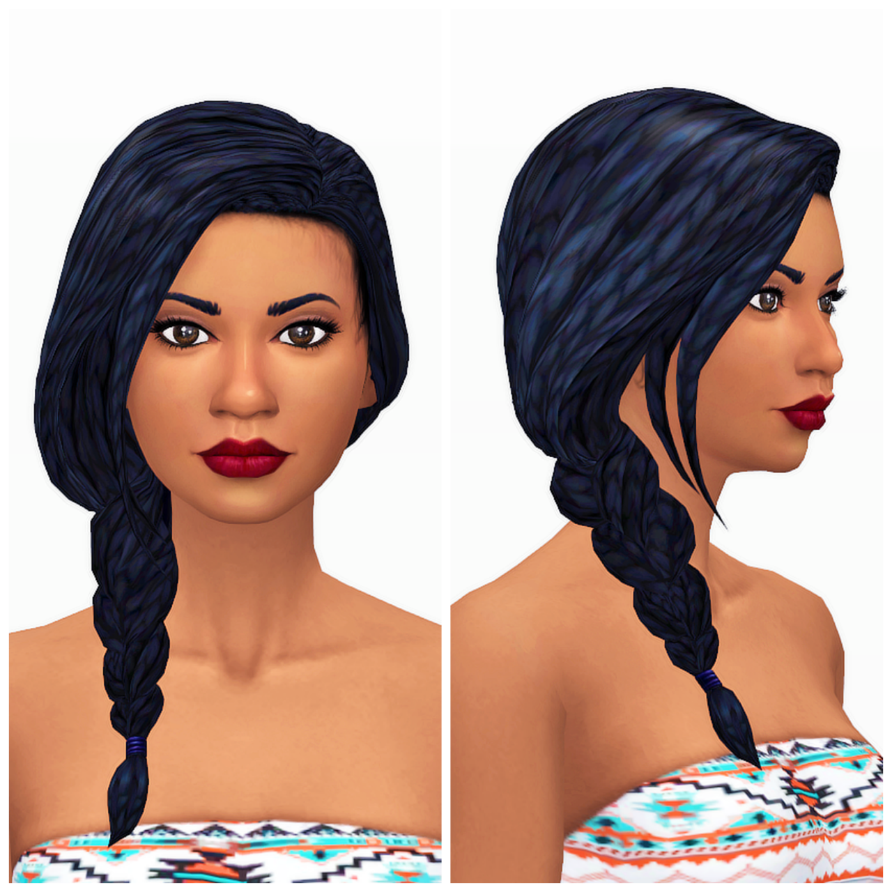 Sims 4 cc hair braids - creatorpase