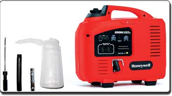 Inverter Generator: Honeywell HW2000i 2,100 Watt 125cc 4-Stroke Gas