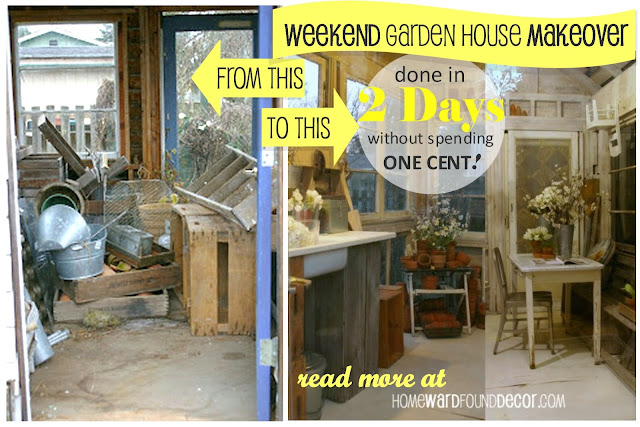 Garden House Makeover! homewardFOUND decor
