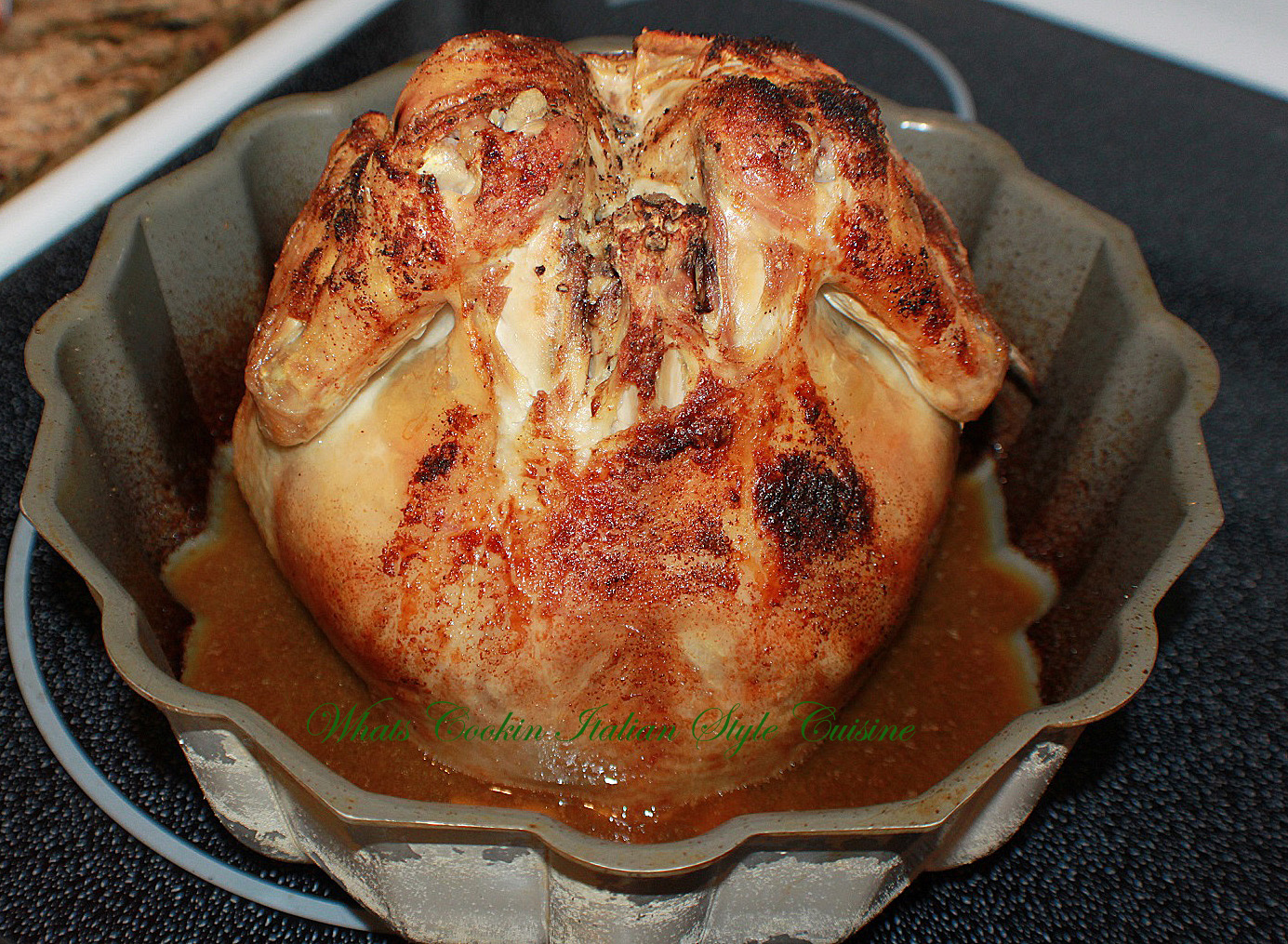 Bundt Pan Roasted Chicken Recipe What's Cookin' Italian Style Cuisine