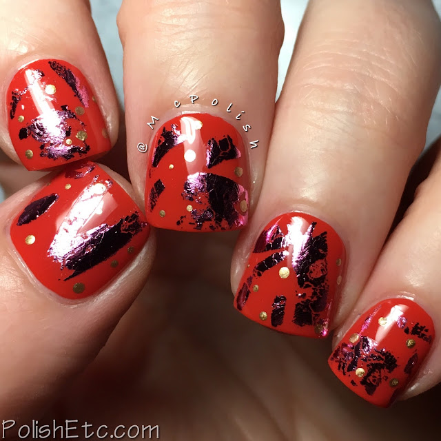 Orange Nails for the #31DC2018Weekly - McPolish - P2 Cosmetics Cheeky Devil