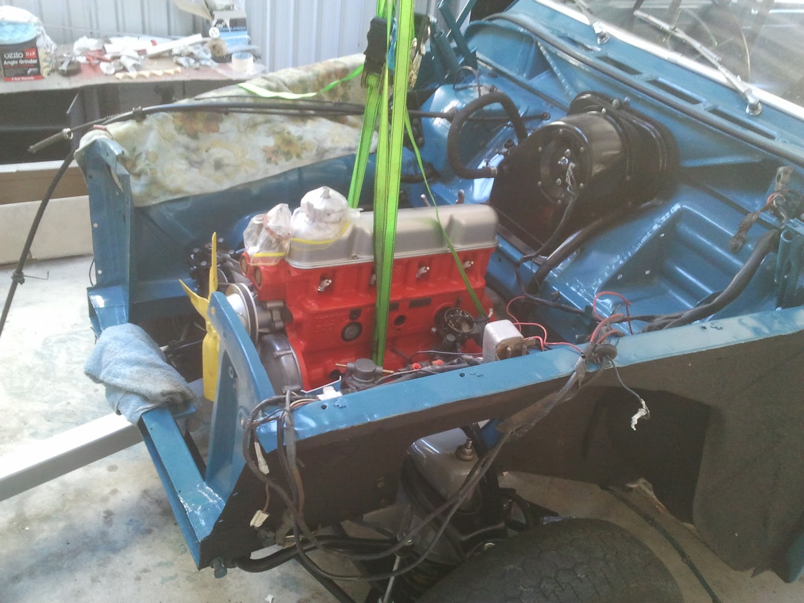 Restoration Volvo 122S 1969: Starting the B20B engine