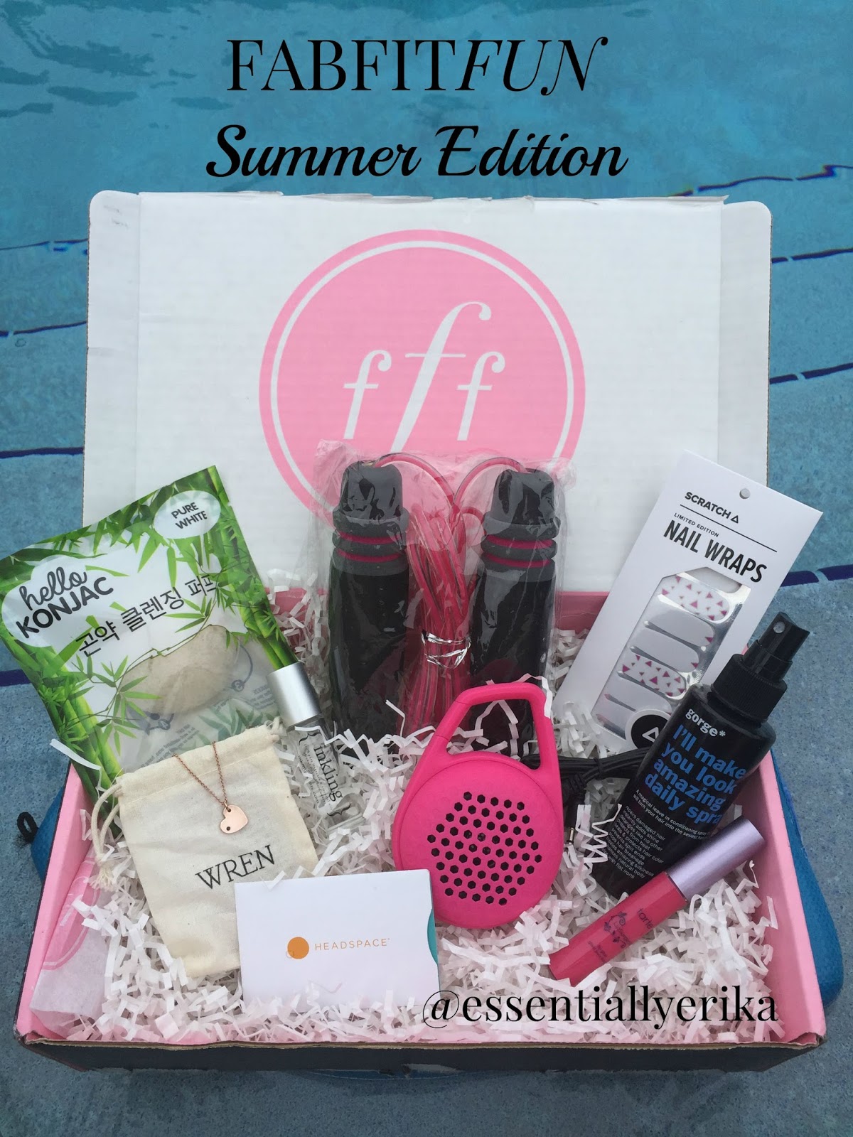 EssentiallyErika FabFitFun Summer Edition Box Review!