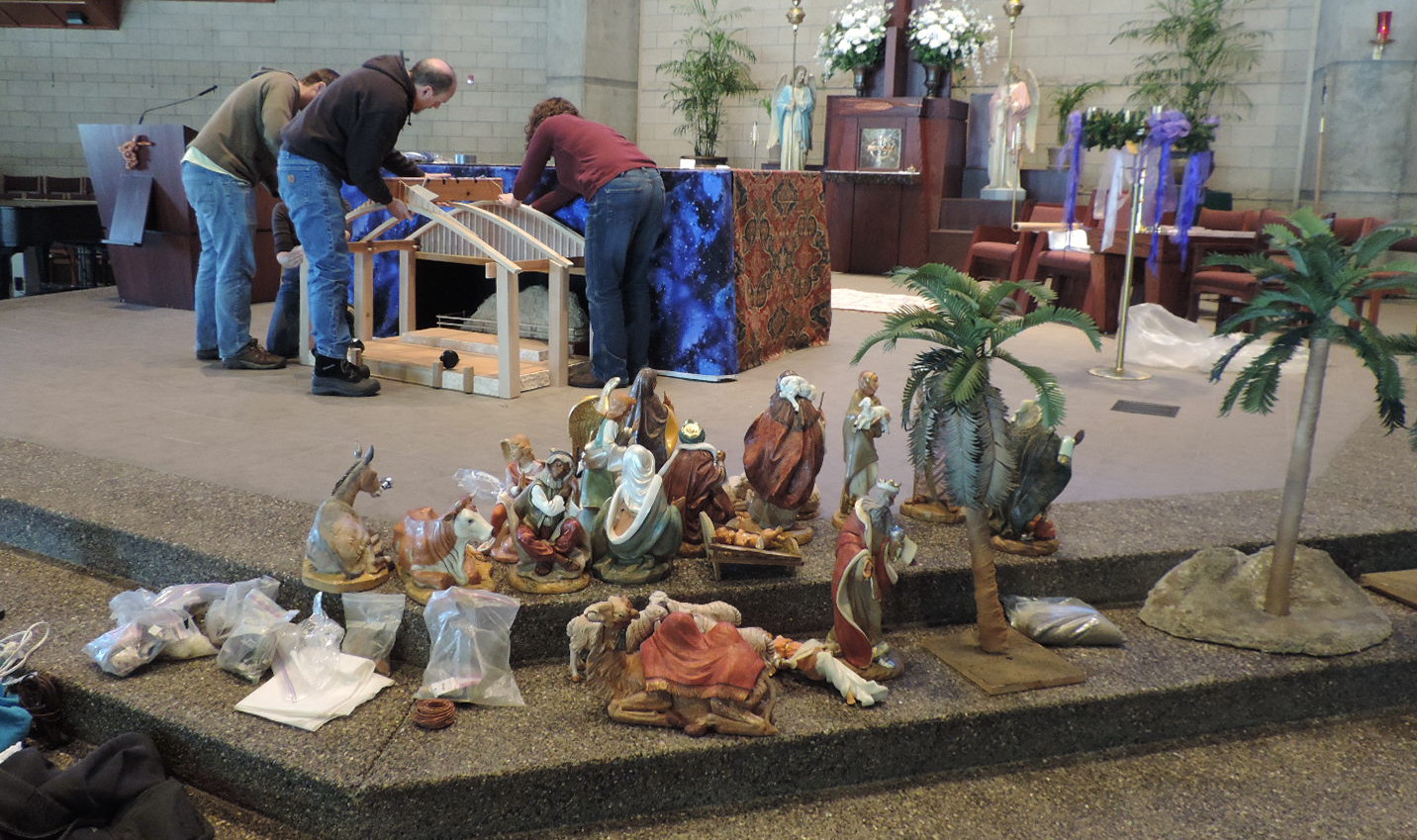 St Francis of Assisi Parish, Bend, OREGON Fontanini Nativity