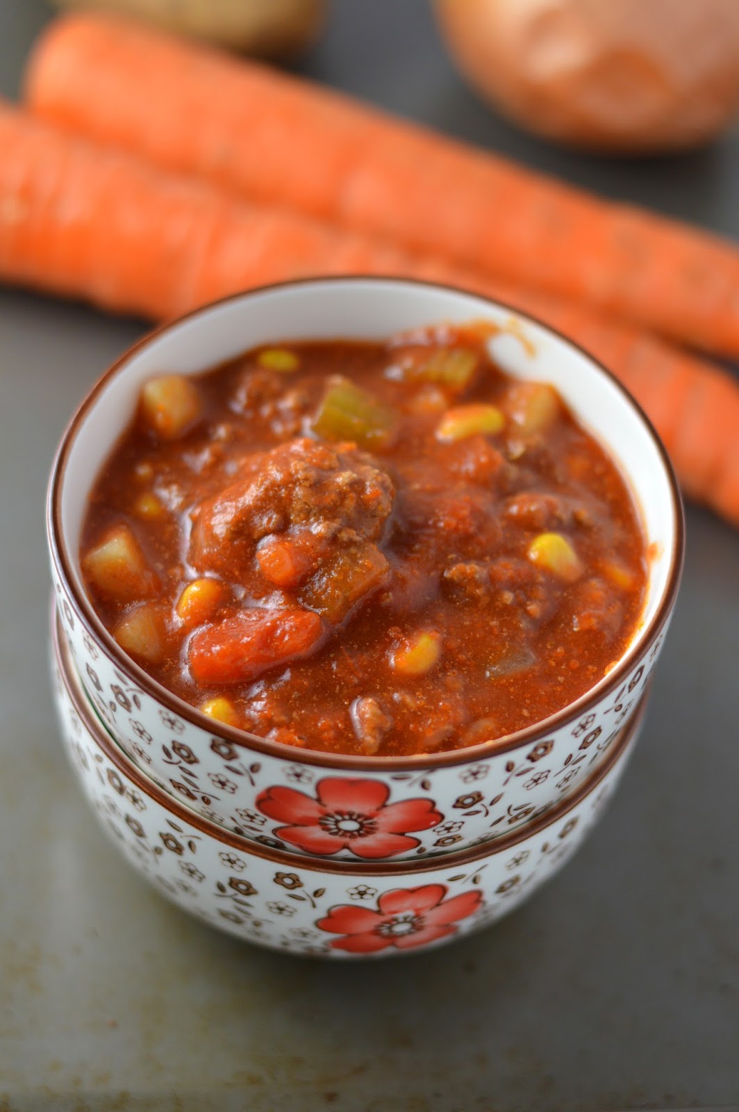 Slow Cooker Hamburger Soup
