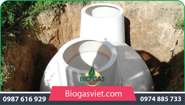 cấu tạo hầm biogas composite