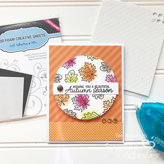 Sunny Studio Stamps: Beautiful Autumn Customer Card by Teri Anderson
