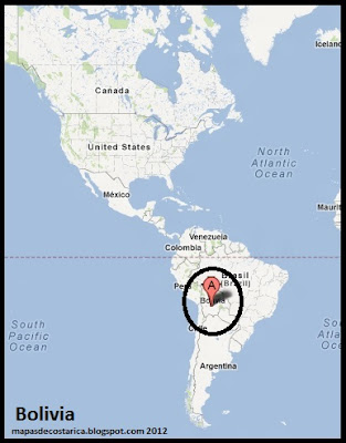 Bolivia en América, Google Maps