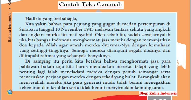 Contoh Soal Teks Ceramah Pilihan Ganda Beserta Jawaban