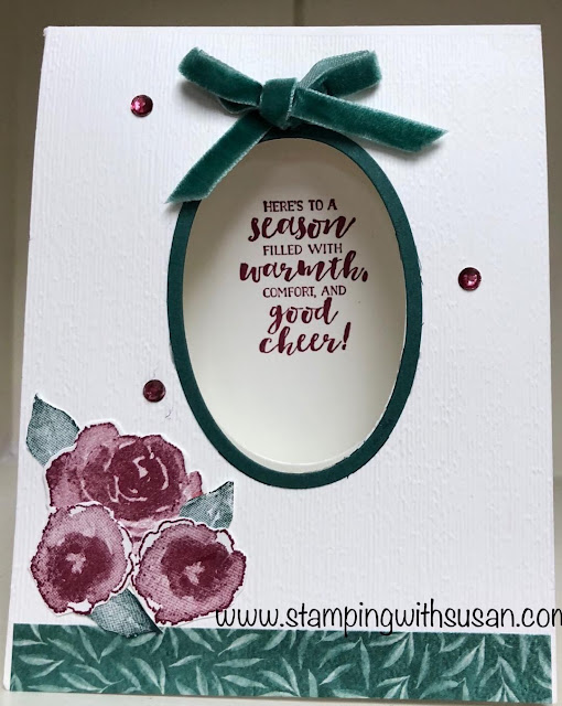 www.stampingwithsusan.com, Stampin' Up! 2018 Holiday Catalog, Frosted Floral Suite