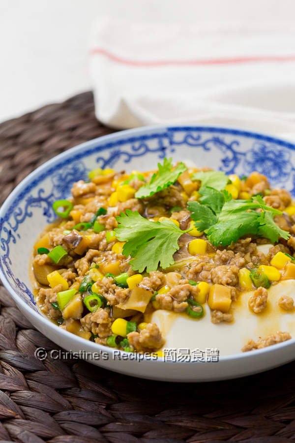 Steamed Tofu with Pork Mince01