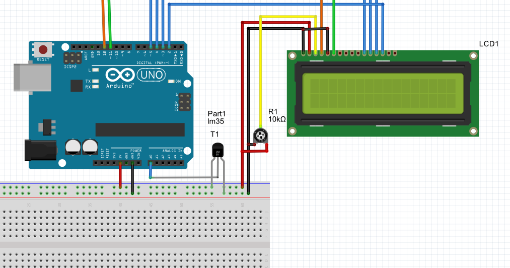 Embedded-Electronics: Temperature Monitoring using Arduino Uno