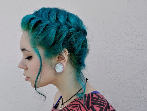 KymSpins: Turquoise and Teal (The Way Hair Should Be)