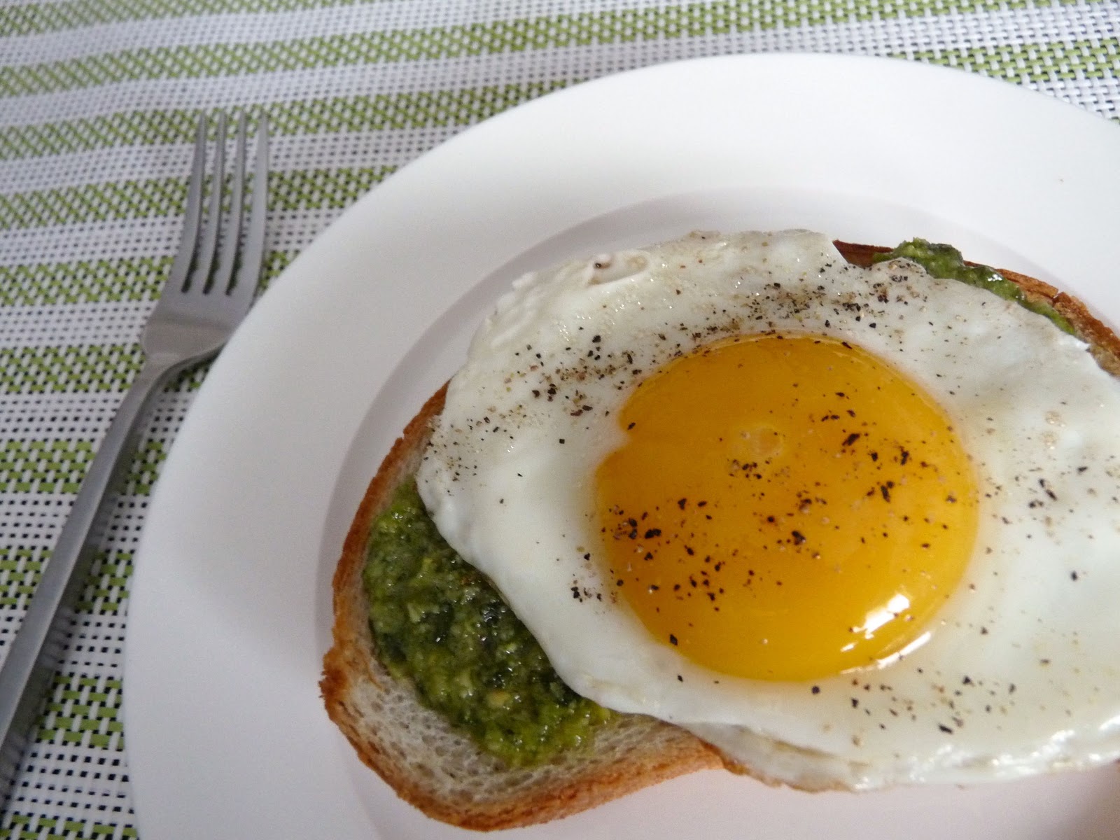 Pesto & Eggs on Toast
