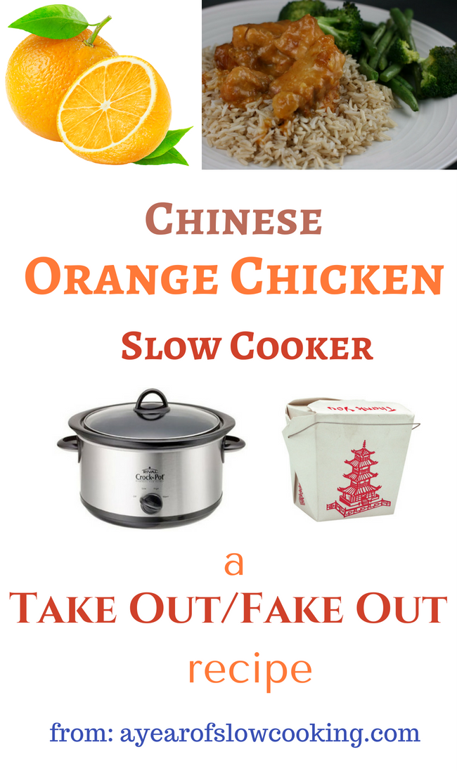 Slow Cooker Copycat Chinese Orange Chicken Recipe A Year of Slow Cooking