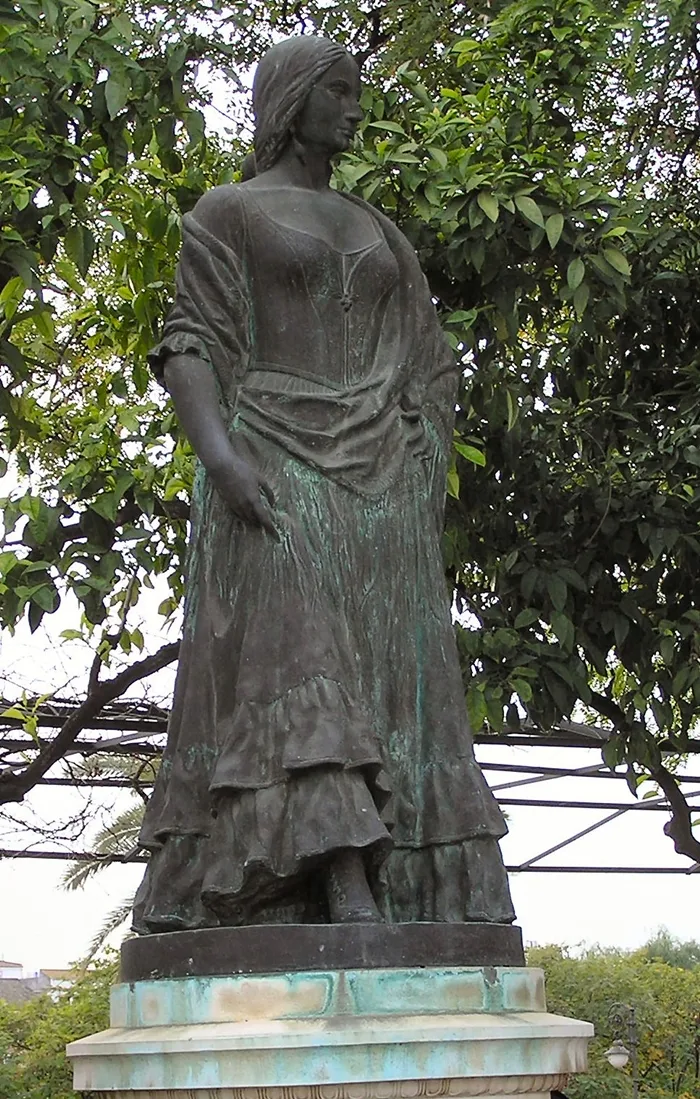 Statue of Carmen outside Maestranza Bullring, Sevilla