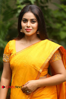 Actress Poorna Pictures in Saree at Avanthika Movie Opening  0011