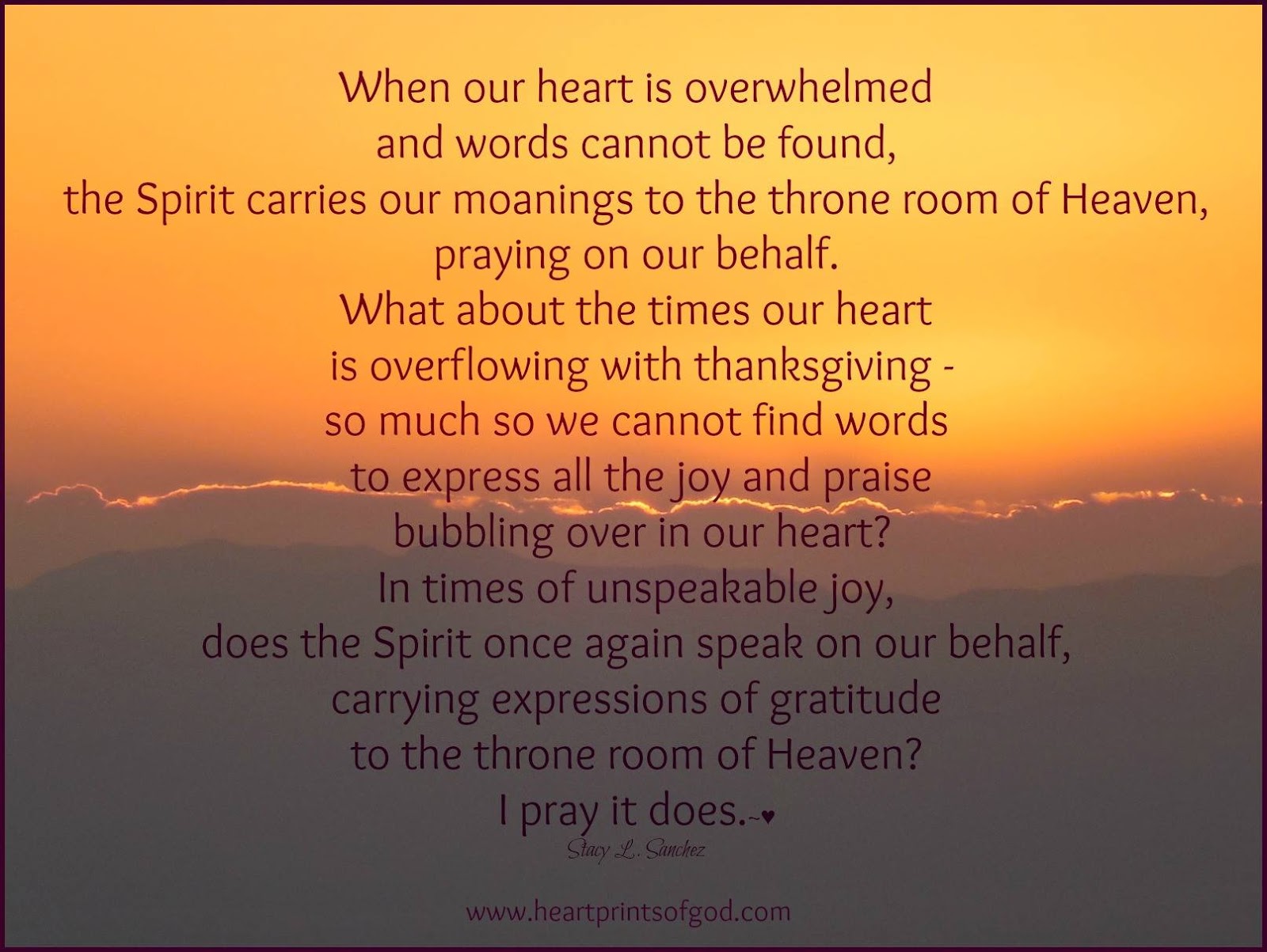 Heartprints of God