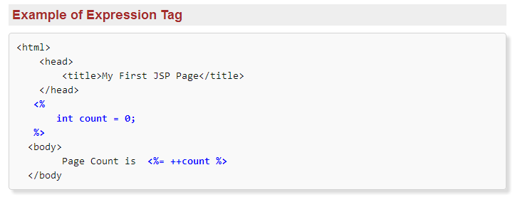 Đinh Sơn Tùng | Web Programming With Servlet and JSP |: JSP Elements