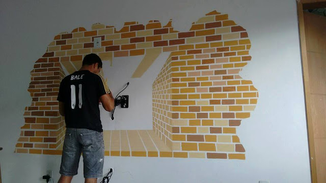 Aplikasikan Lukisan 3D Pengganti Rak TV, Dijamin Ruangan Lapang Aplikasikan Lukisan 3D Pengganti Rak TV, Dijamin Ruangan Lapang