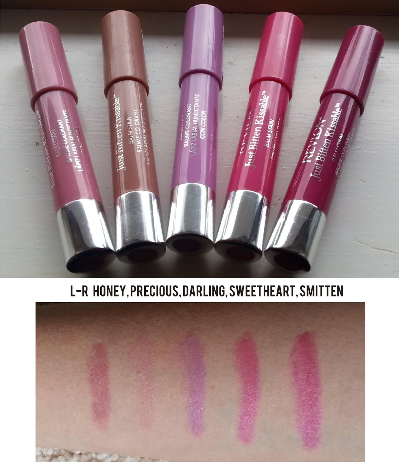 Sparkle and Rose Update Revlon Just Bitten Kissable Lip Stains