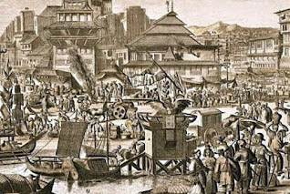 Pelabuhan banten yang ramai saat zaman VOC dan pendudukan belanda