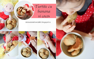 Turtite cu banana si cocos