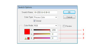 Màu RGB trong Illustrator