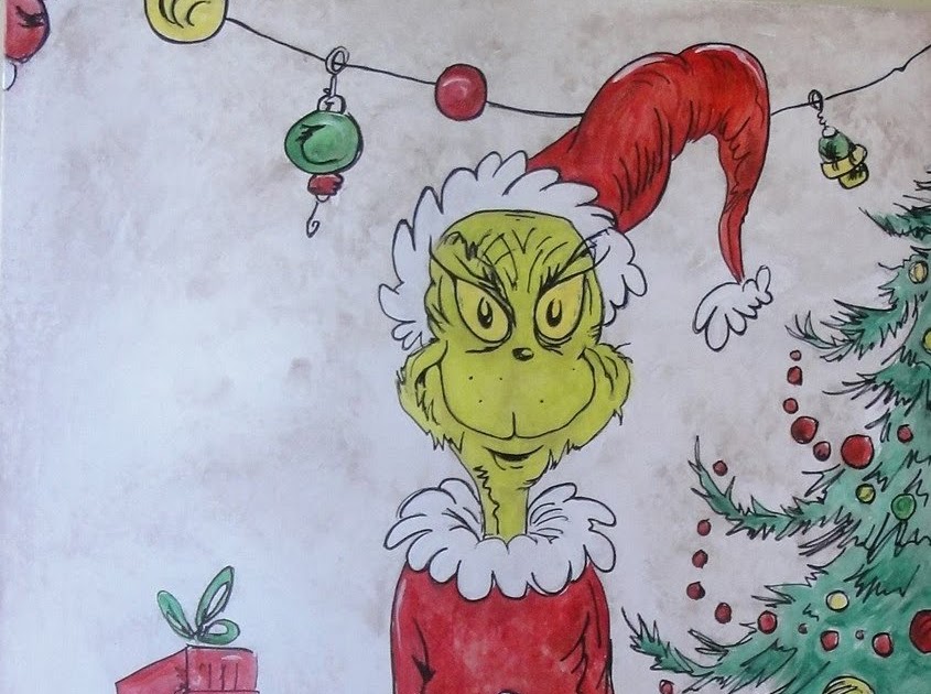 RaraAvis Ramblings Grinch Painting RaraAvis Ramblings Grinch Painting