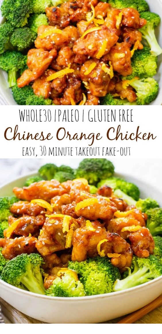 Easy Whole30 Chinese Orange Chicken