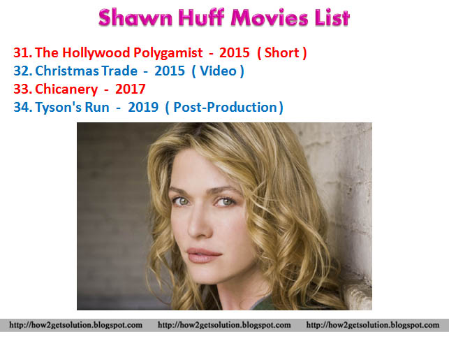 Photos: "Screenshots" From Shawn Huff Movie List.