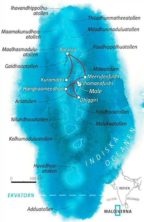 Guide Maldiverna - Bo - Äta - Kryssnigar - Dykning ☀ ☀ Solsemestra ☀