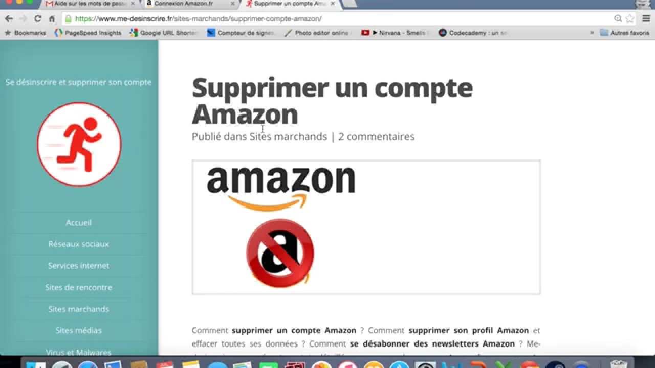 Ma Commande Amazon Ne S Affiche Pas Comment supprimer son compte AMAZON? - Vite une solution Doc
