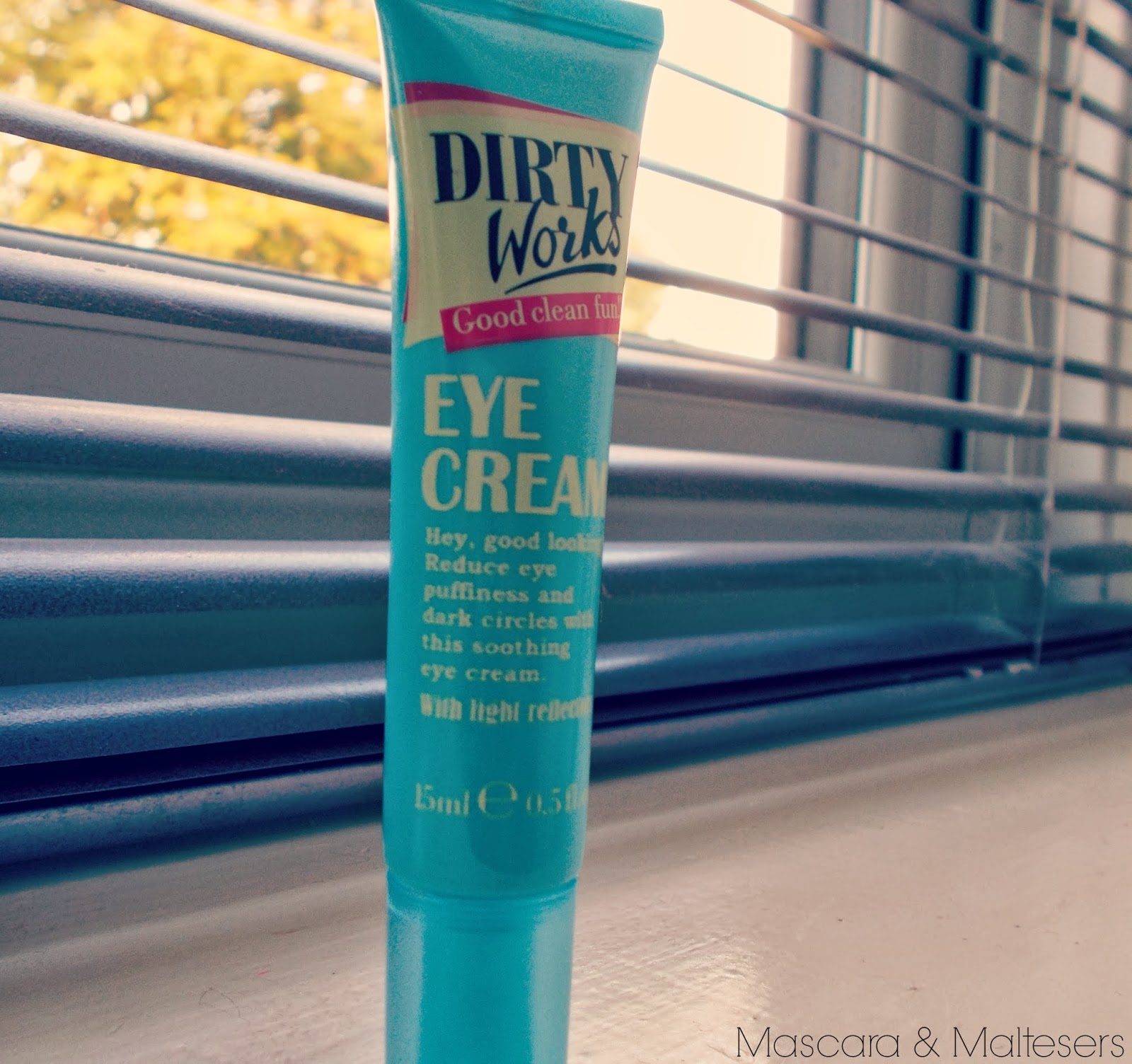 Dirty Works Banish the Bags Eye Cream Mascara and Maltesers UK Beauty Blog