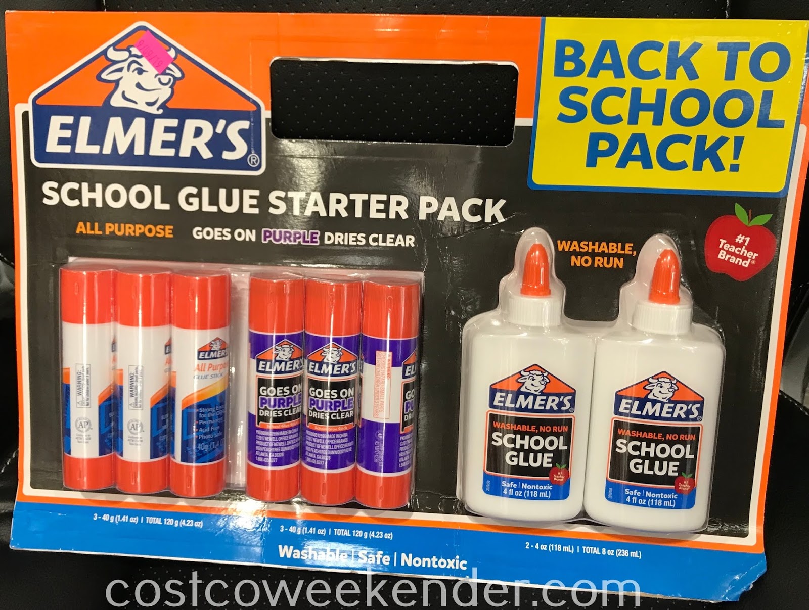 Elmer's Glue School Starter Pack Costco Weekender