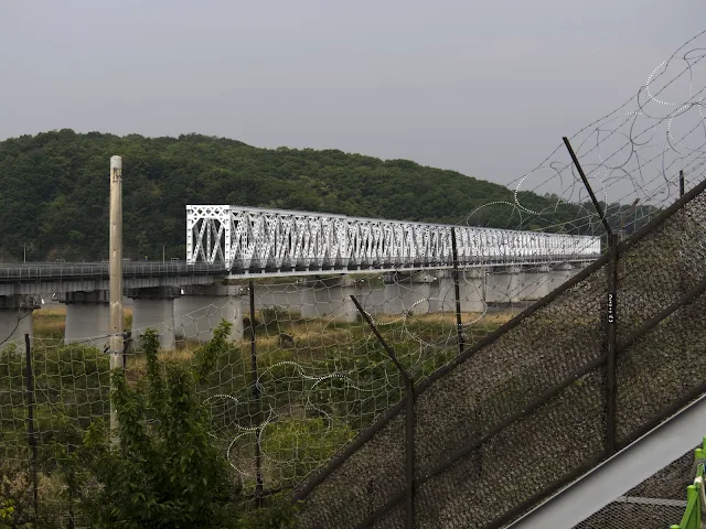 Imjingak Freedom Bridge in the DMZ in South Korea