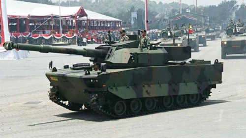 These Harimau Hitam tank is ready rushes into the frontline