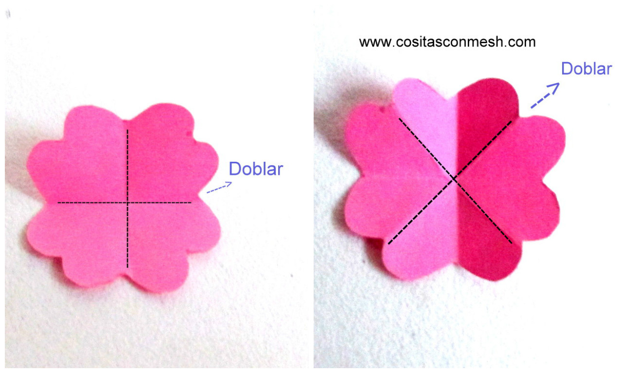 2 Ideas para hacer flores de papel para regalos cositasconmesh