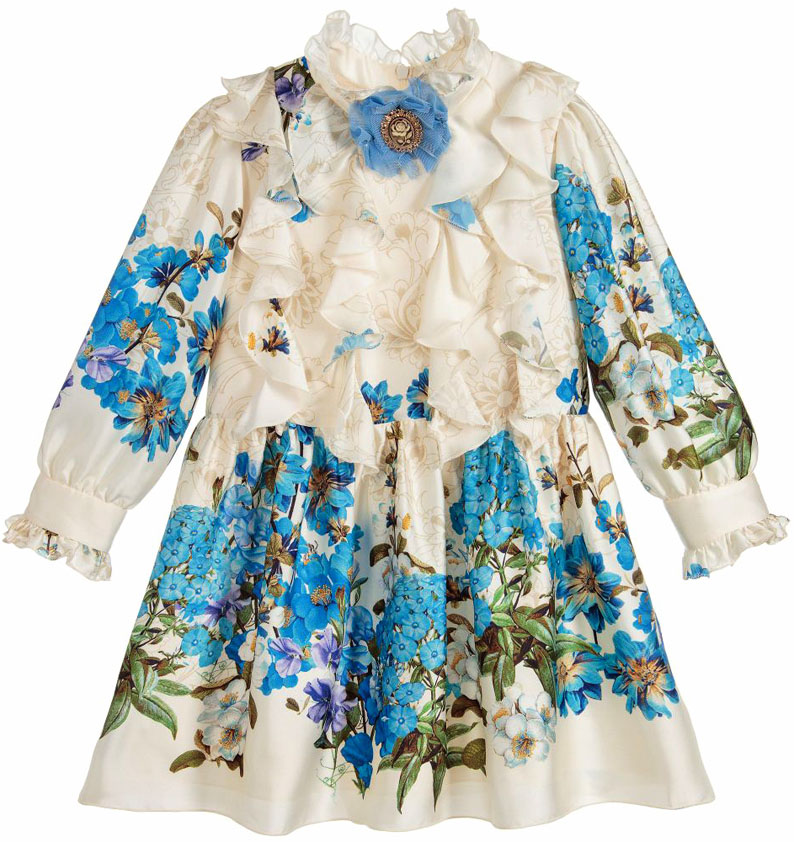 Must Have of the Day: LESY Ivory Floral Ruffle Dress
