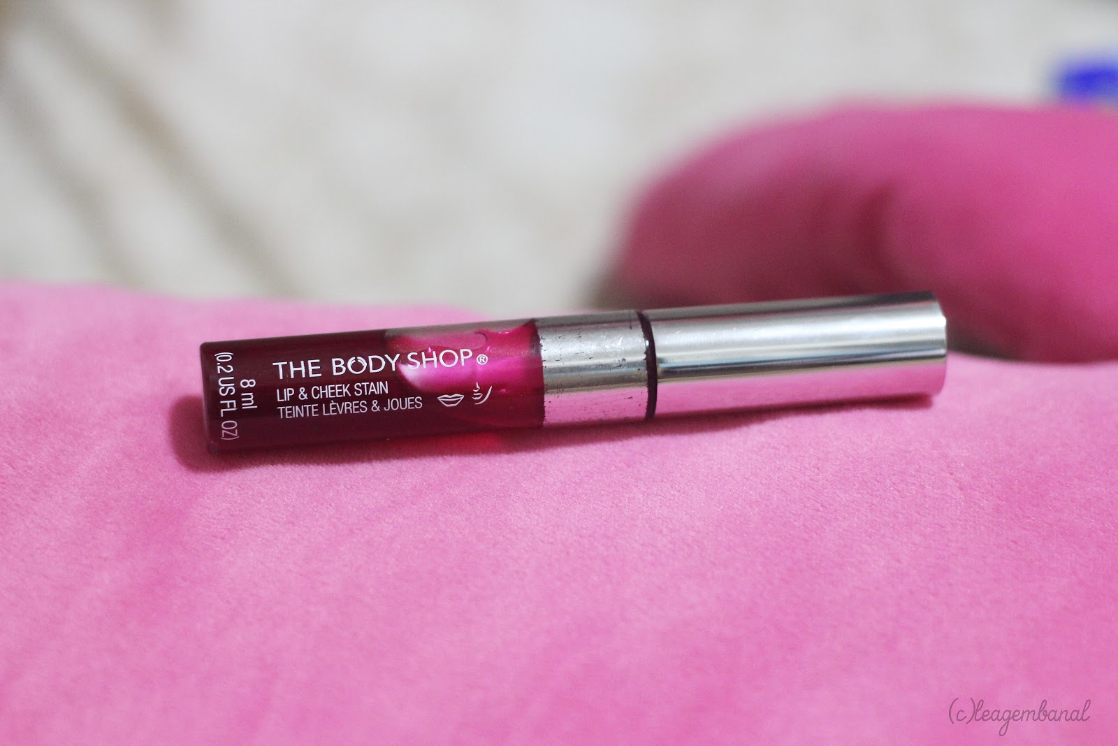 The Body Shop Lip and Cheek Stain Review Clea Banal