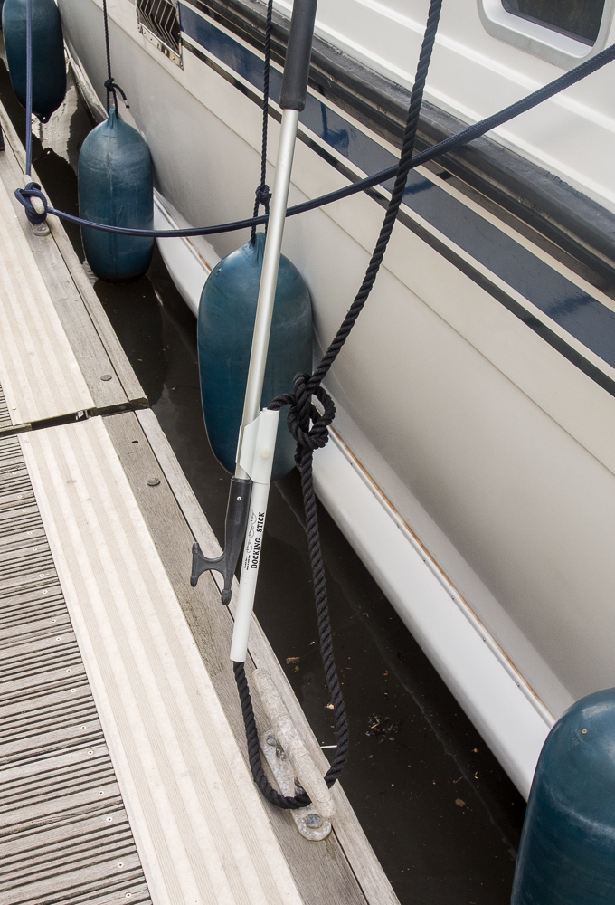 Starting life aboard Our new docking sticks prove a great success